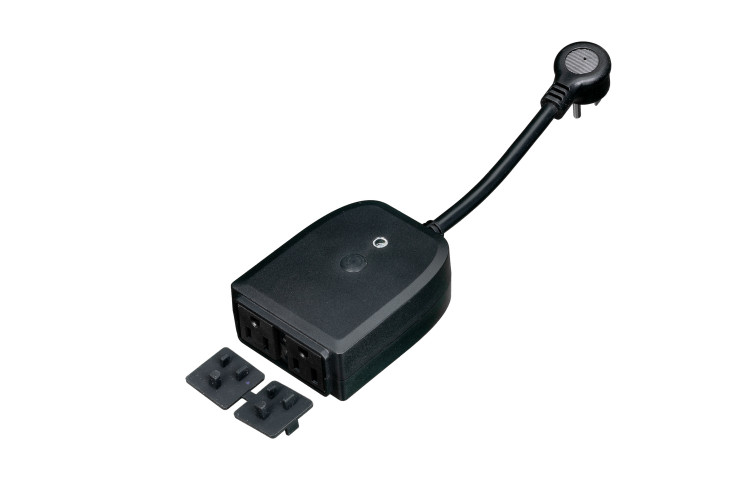 American Lighting - SPKPL-ODOP-120V-15A - Outdoor Outlet Plug - Spektrum Smart - Black