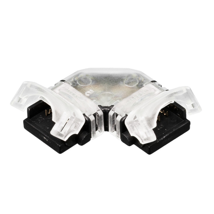 American Lighting - TL-4SPL-L-HD - L Heavy Duty Snap Connector - Tape Light Accessories - White/Clear