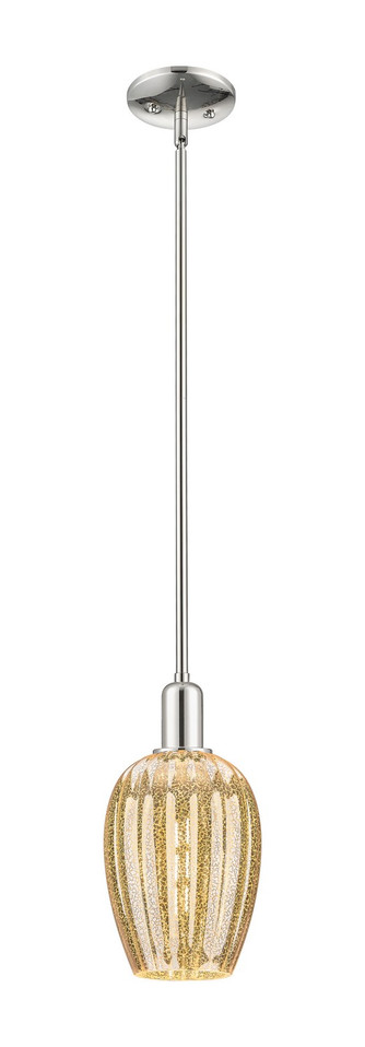 Innovations - 716-1S-PN-G457-6ME - One Light Pendant - Arcadia - Polished Nickel