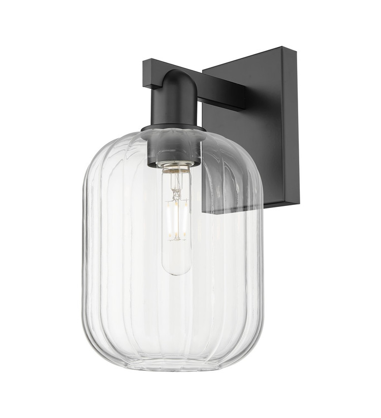 Innovations - 716-1W-BK-G460-7CL - One Light Wall Sconce - Arcadia - Matte Black