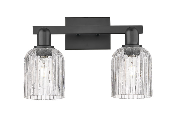 Innovations - 716-2W-BK-G559-5CL - Two Light Bath Vanity - Arcadia - Matte Black