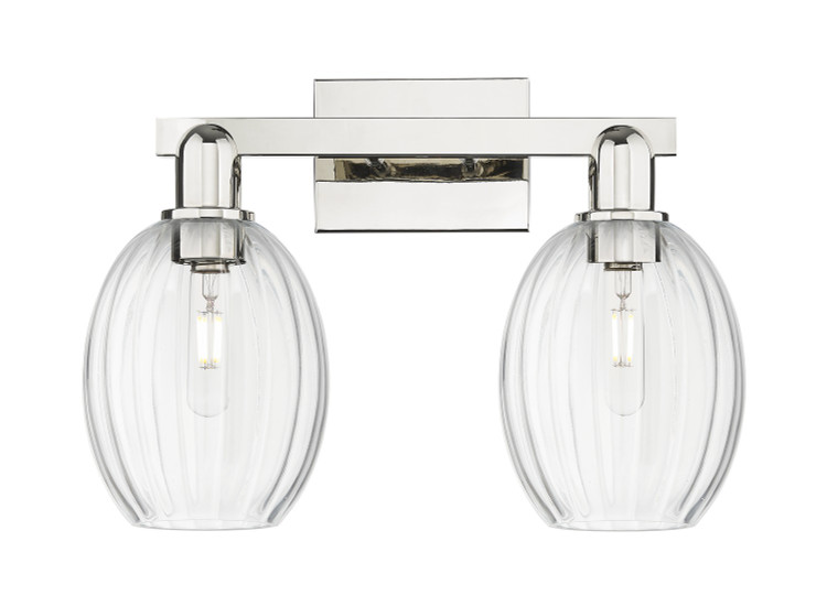 Innovations - 716-2W-PN-G459-6CL - Two Light Bath Vanity - Arcadia - Polished Nickel