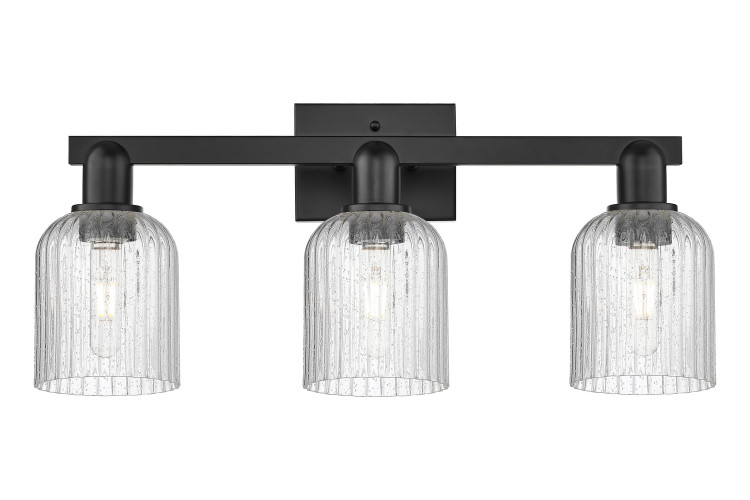 Innovations - 716-3W-BK-G559-5SDY - Three Light Bath Vanity - Arcadia - Matte Black