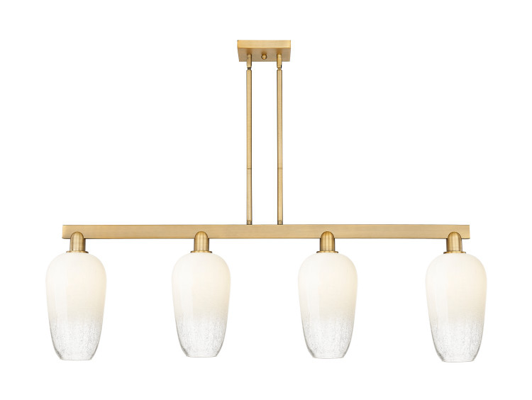 Innovations - 716-4I-BB-G484-7OP - Four Light Island Pendant - Arcadia - Brushed Brass