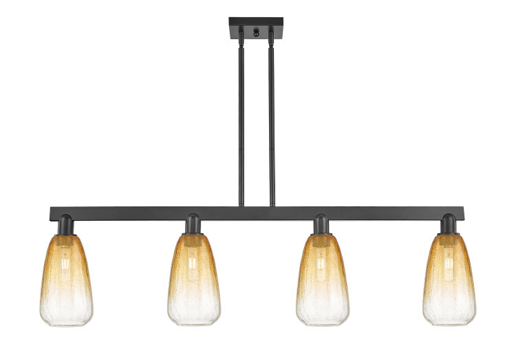 Innovations - 716-4I-BK-G480-6AM - Four Light Island Pendant - Arcadia - Matte Black