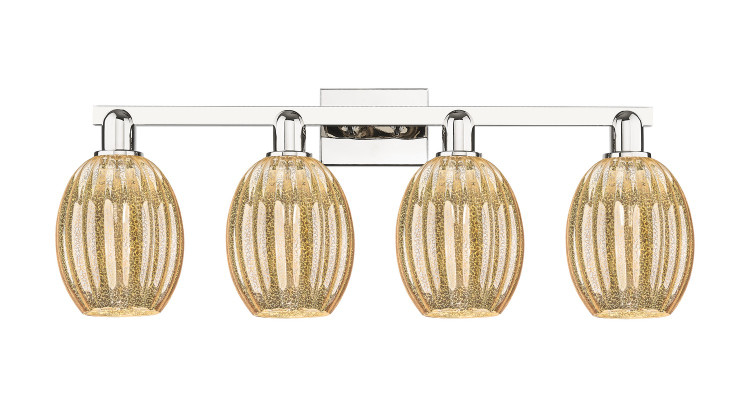 Innovations - 716-4W-PN-G459-6ME - Four Light Bath Vanity - Arcadia - Polished Nickel