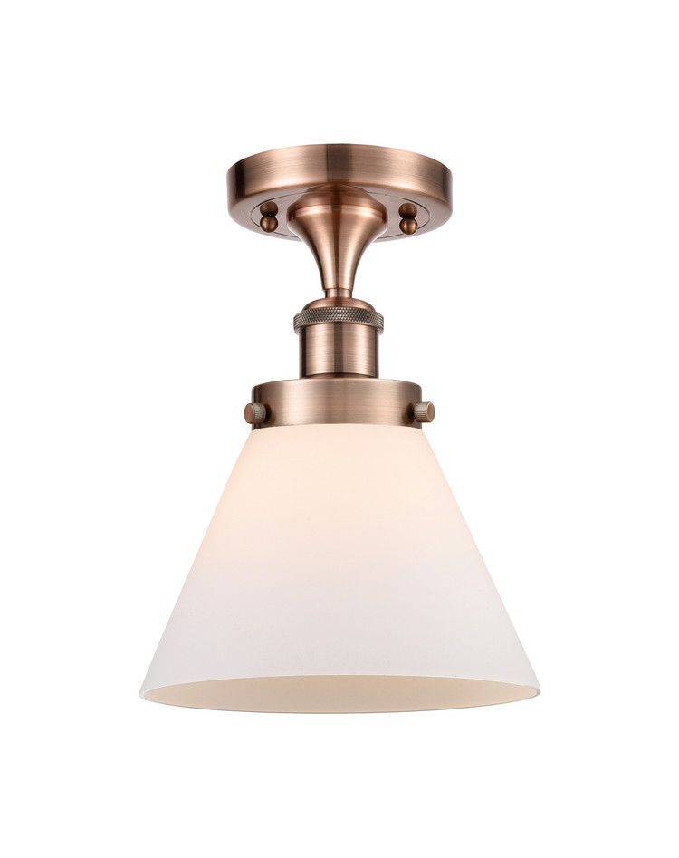 manufacturer_finish:Antique Copper|manufacturer_glass:Matte White|light_output:220.00lm|color_temperature:2200K|cri:99