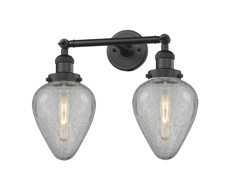 Innovations - 208-BK-G165-LED - LED Bath Vanity - Franklin Restoration - Matte Black