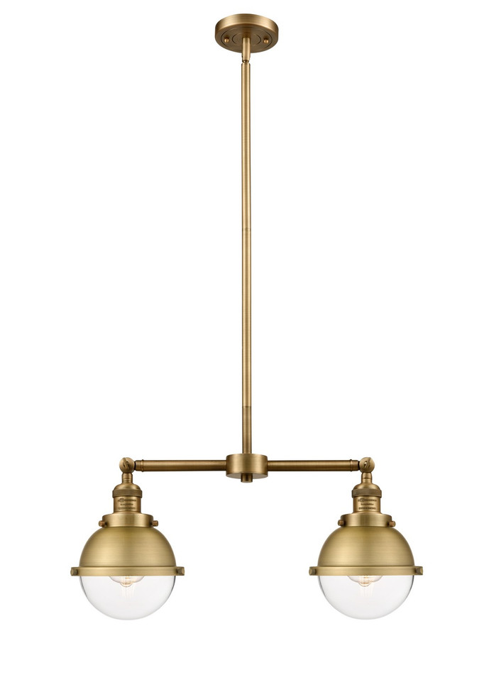 Innovations - 209-BB-HFS-62-BB-LED - LED Island Pendant - Franklin Restoration - Brushed Brass
