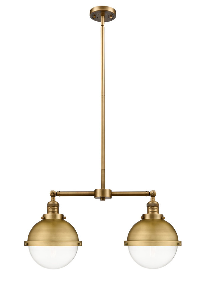 Innovations - 209-BB-HFS-82-BB-LED - LED Island Pendant - Franklin Restoration - Brushed Brass