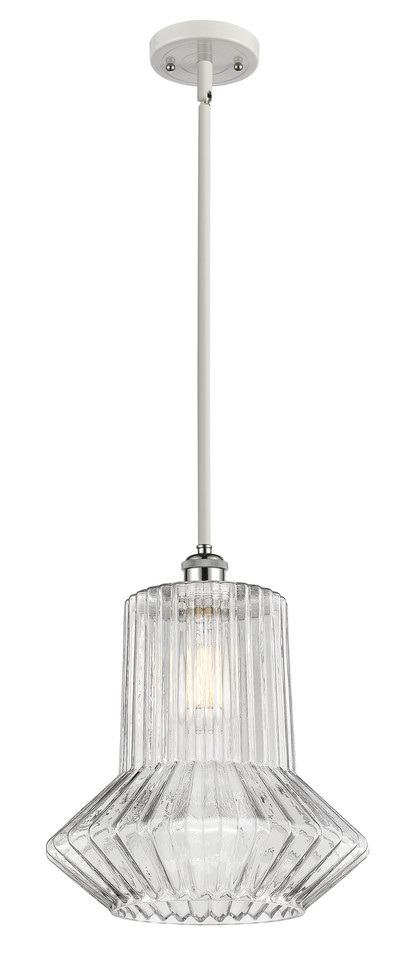 Innovations - 516-1S-WPC-G212 - One Light Mini Pendant - Ballston - White Polished Chrome