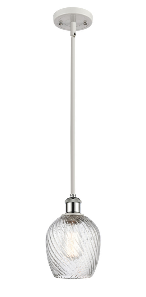 Innovations - 516-1S-WPC-G292 - One Light Mini Pendant - Ballston - White Polished Chrome
