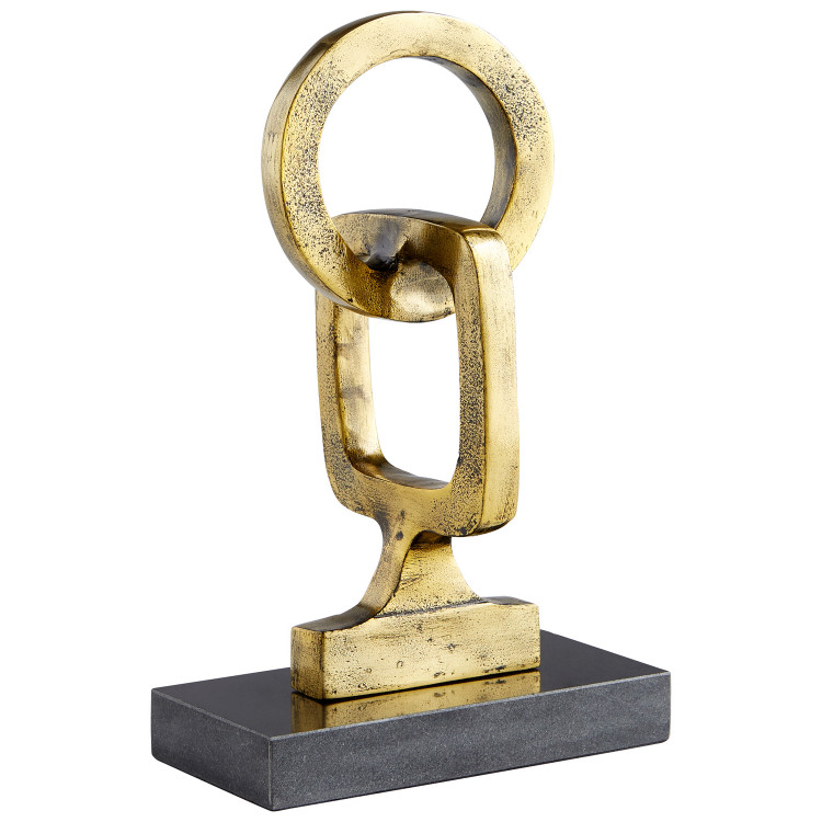Cyan - 11014 - Sculpture - Gold And Black