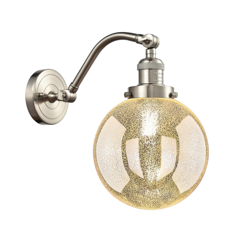 Innovations - 515-1W-SN-G208-8 - One Light Wall Sconce - Franklin Restoration - Brushed Satin Nickel