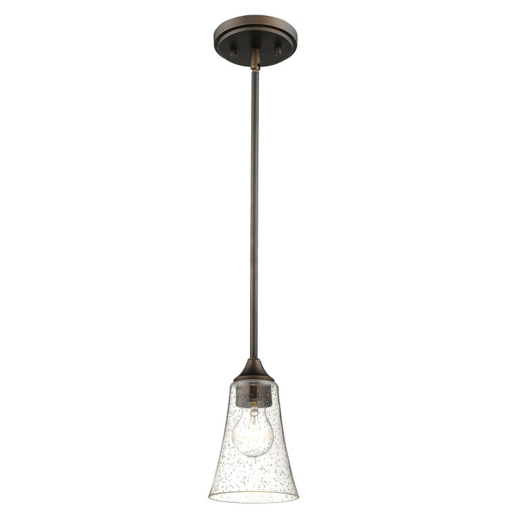 Millennium - 1461-RBZ - One Light Mini Pendant - Natalie - Rubbed Bronze