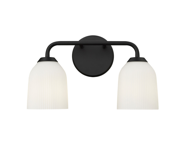 Millennium - 22302-MB - Two Light Vanity - Norah - Matte Black