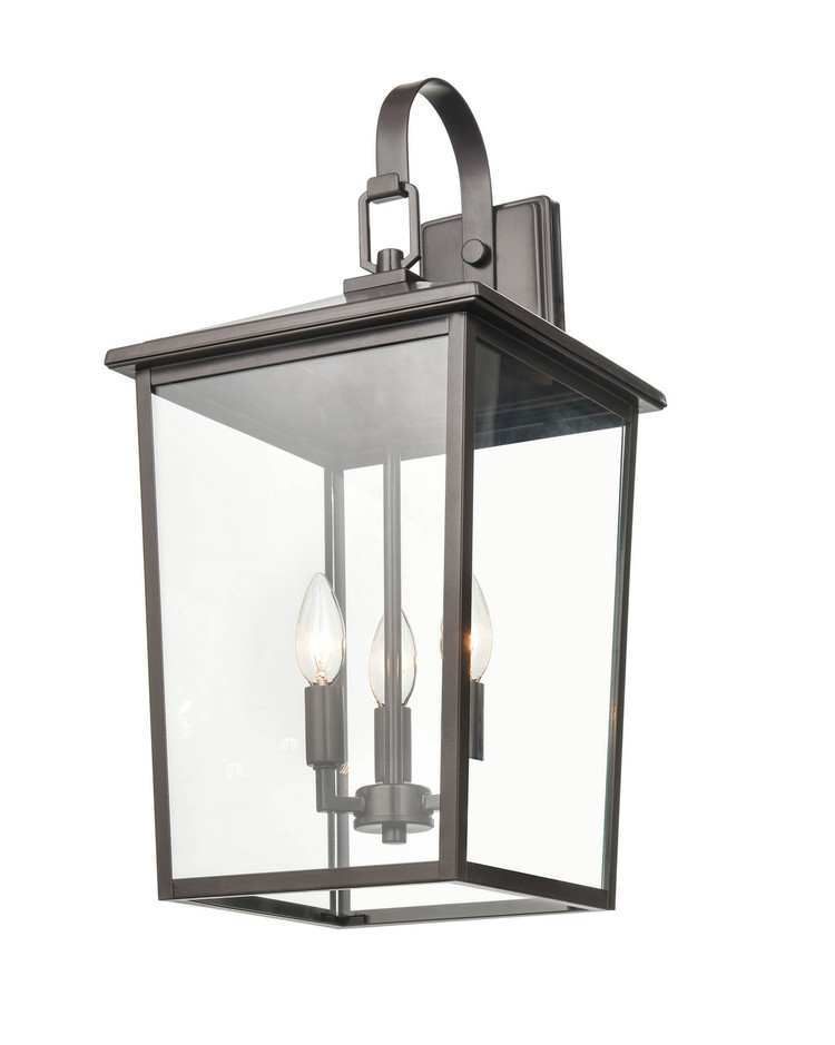 Millennium - 2974-PBZ - Three Light Outdoor Hanging Lantern - Fetterton - Powder Coated Bronze