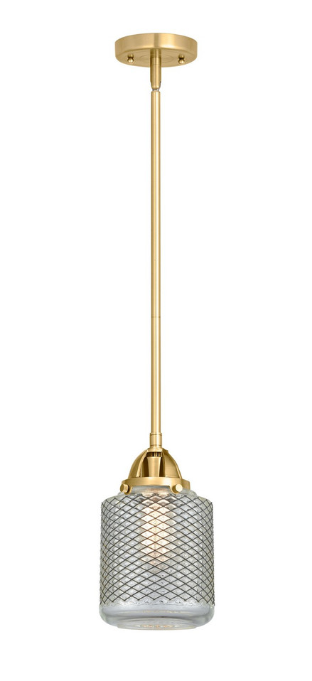 Innovations - 288-1S-SG-G262-LED - LED Mini Pendant - Nouveau 2 - Satin Gold