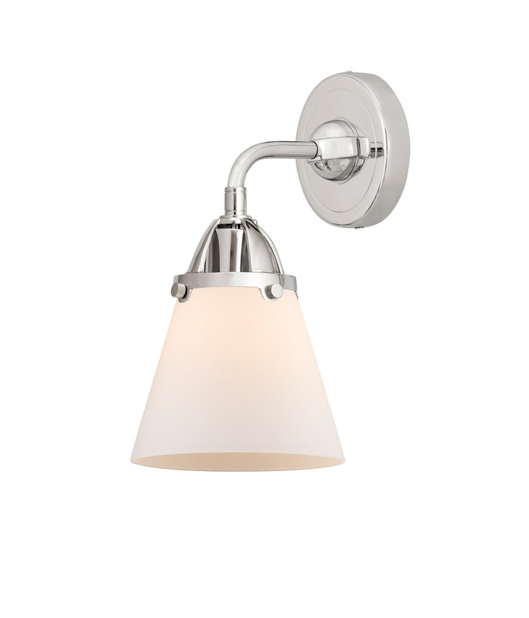 manufacturer_finish:Polished Chrome|manufacturer_glass:Matte White Cased Small Cone|light_output:220.00lm|color_temperature:2200K|cri:99