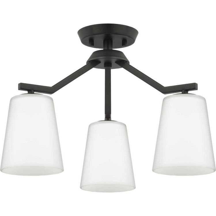 Progress Lighting - P400342-31M - Three Light Chandelier Conv - Vertex - Matte Black