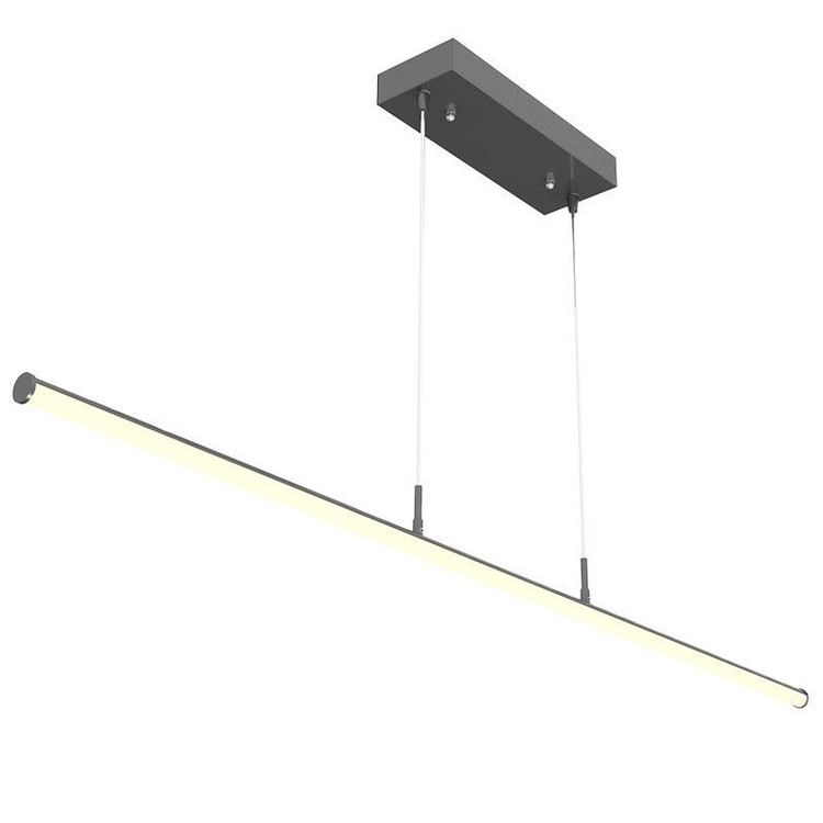 Westgate - SDTL-6FT-25-50W-MCTP-BK - Linear Tube Decorative Susp. Light Tunable - Sandy Black