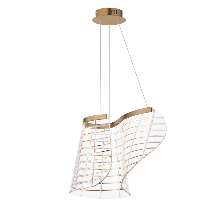 ET2 - E24812-82BCN - LED Pendant - Tartan - Brushed Champagne ET2 - E24812-82BCN - LED Pendant - Tartan - Brushed Champagne