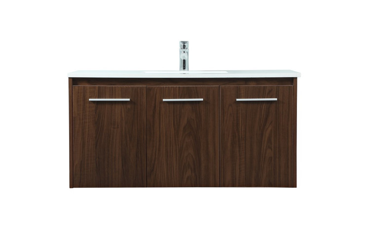 Elegant Lighting - VF44540MWT - Single Bathroom Vanity - Penn - Walnut