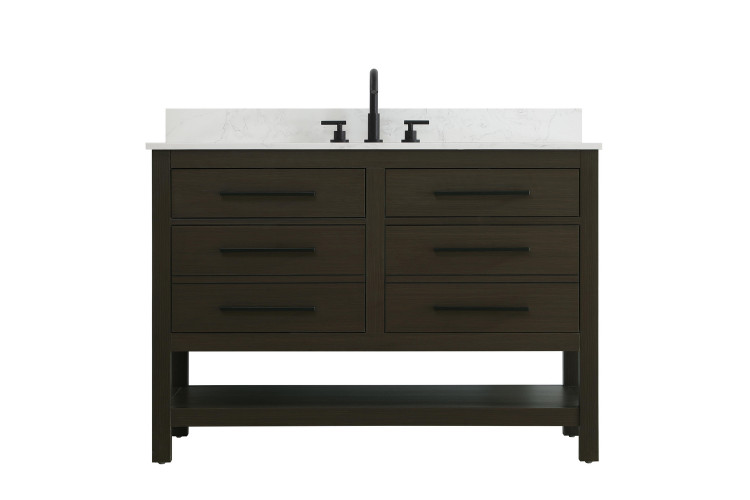 Elegant Lighting - VF60548MMB-BS - Bathroom Vanity - Karson - Mocha Brown