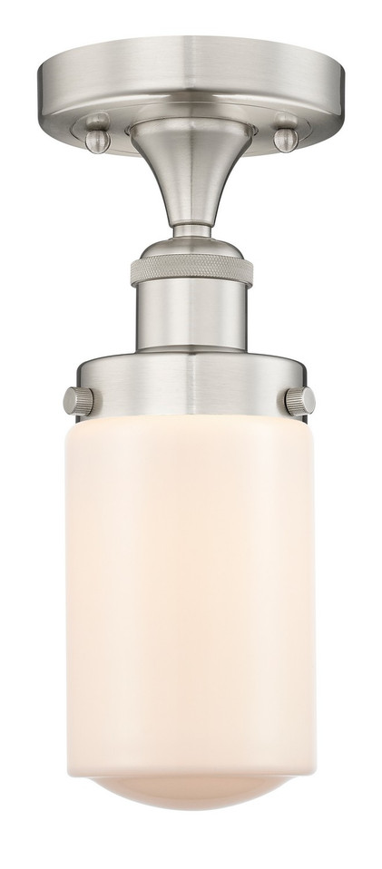 Innovations - 616-1F-SN-G311 - One Light Semi-Flush Mount - Edison - Brushed Satin Nickel