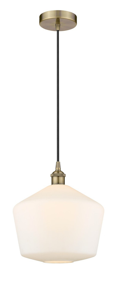 manufacturer_finish:Antique Brass|manufacturer_glass:Cased Matte White Cindyrella 12|light_output:220.00lm|color_temperature:2200K|cri:99