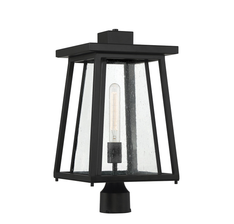 Savoy House - 5-2024-BK - One Light Outdoor Post Lantern - Denver - Matte Black Savoy House - 5-2024-BK - One Light Outdoor Post Lantern - Denver - Matte Black