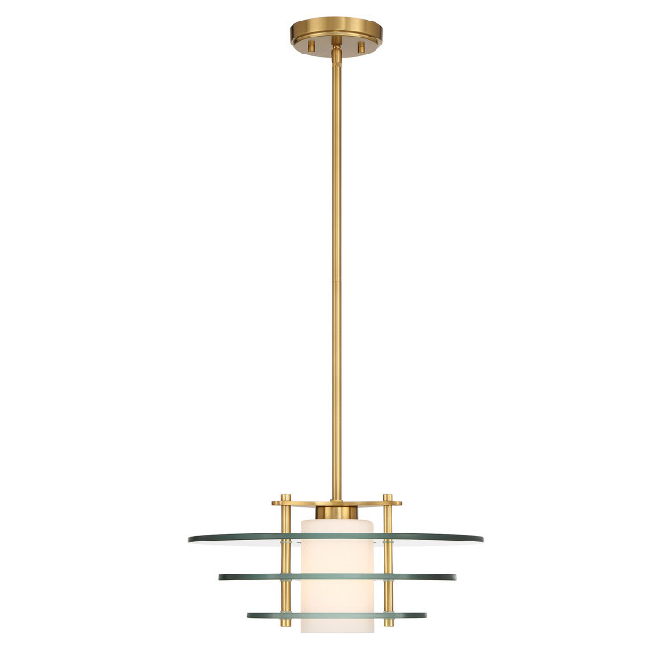 Savoy House - 7-8604-1-322 - One Light Pendant - Newell - Warm Brass