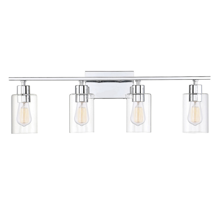 Savoy House - 8-2149-4-11 - Four Light Bath Bar - Lambert - Polished Chrome