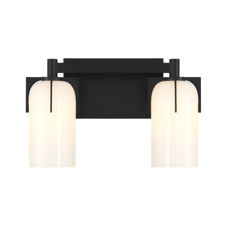 Savoy House - 8-4128-2-BK - Two Light Bathroom Vanity - Caldwell - Matte Black