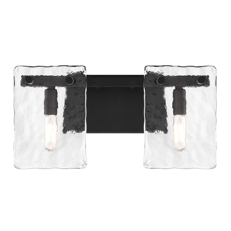 Savoy House - 8-8204-2-BK - Two Light Bathroom Vanity - Genry - Matte Black