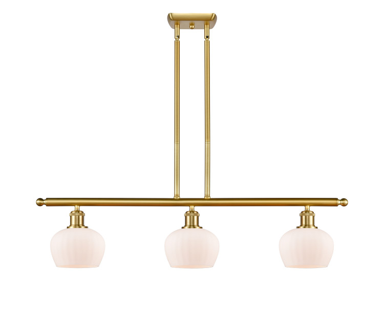 Innovations - 516-3I-SG-G91-LED - LED Island Pendant - Ballston - Satin Gold