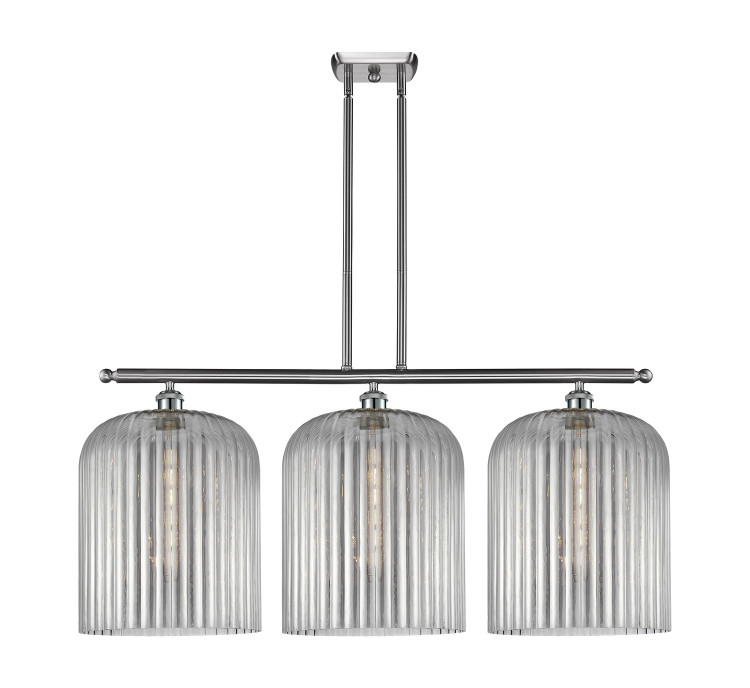 Innovations - 516-3I-SN-G559-12SM - Three Light Island Pendant - Ballston - Brushed Satin Nickel