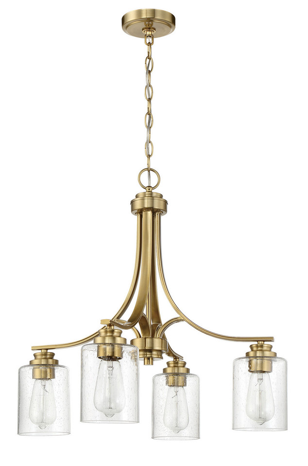 Craftmade - 50524-SB - Four Light Chandelier - Bolden - Satin Brass Craftmade - 50524-SB - Four Light Chandelier - Bolden - Satin Brass