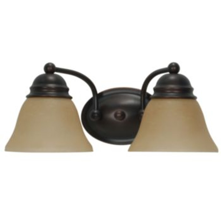 Nuvo Lighting - 60-1271 - Two Light Vanity - Empire - Mahogany Bronze / Champagne