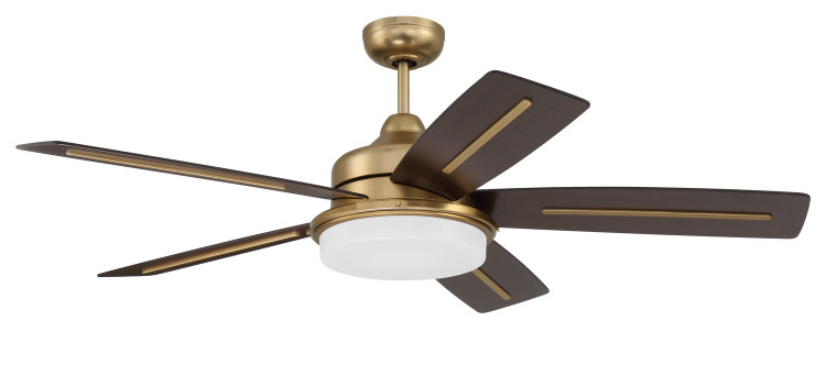 Craftmade - DRW54SB5 - 54Ceiling Fan - Drew - Satin Brass