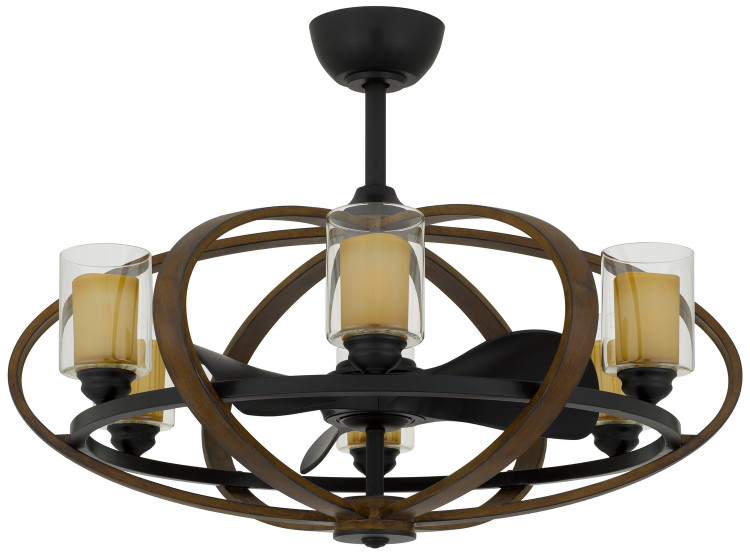 Cal Lighting - CF-1006 - LED Fandelier - Summerville - Rustic