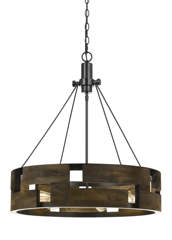 Cal Lighting - FX-3670-6 - Six Light Chandelier - Bradford - Smoky Wood