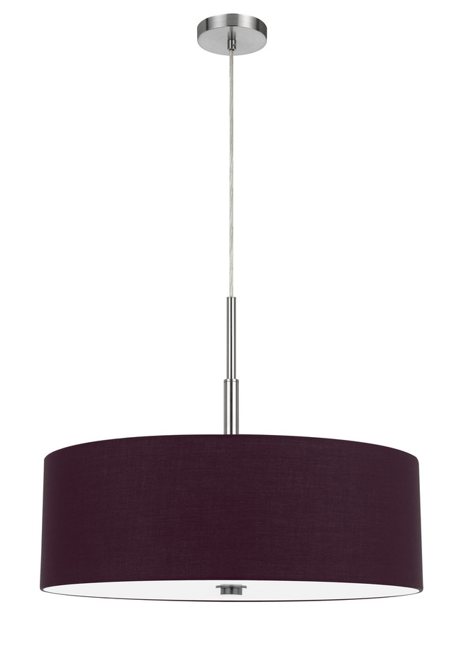 Cal Lighting - FX-3744-PUR - Four Light Pendant - Lonoke - Plum