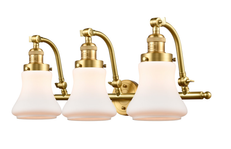 Innovations - 515-3W-SG-G191 - Three Light Bath Vanity - Franklin Restoration - Satin Gold