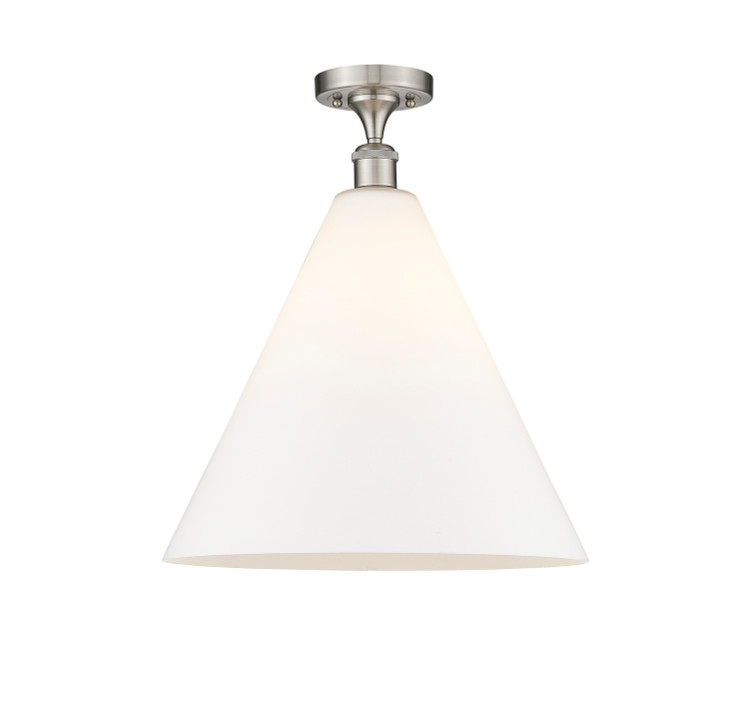 manufacturer_finish:Brushed Satin Nickel|manufacturer_glass:Matte White Cased Berkshire 16|light_output:220.00lm|color_temperature:2200K|cri:99