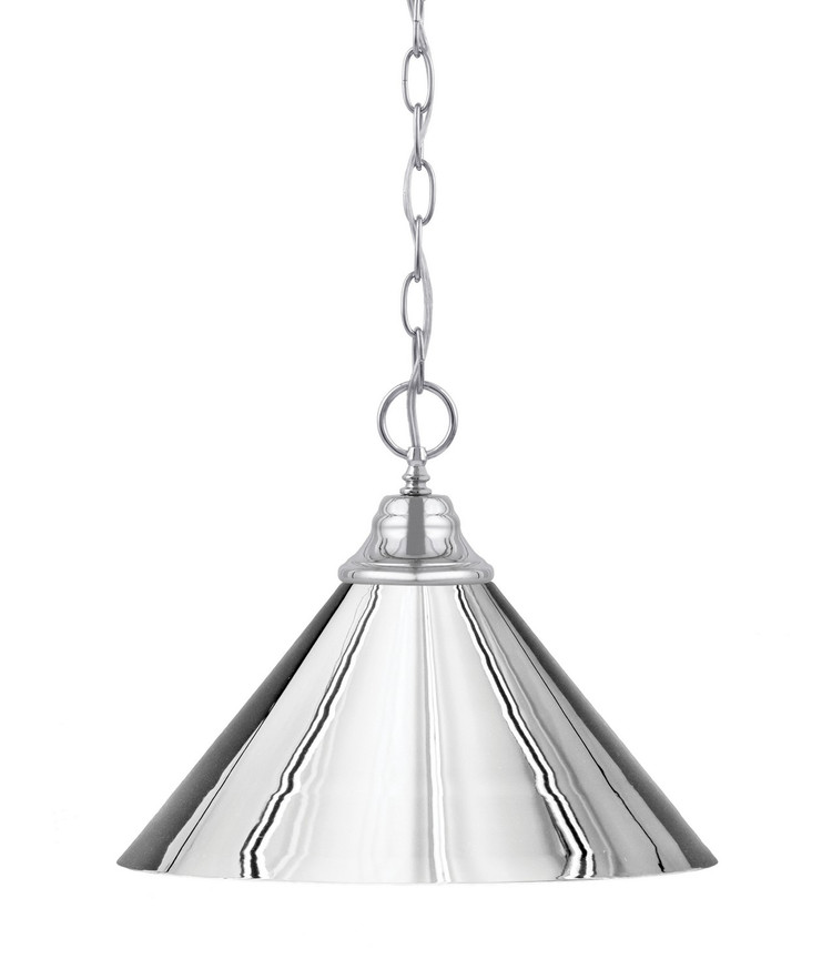 Toltec Lighting - 10-CH-420-CH - One Light Pendant - Chain - Chrome