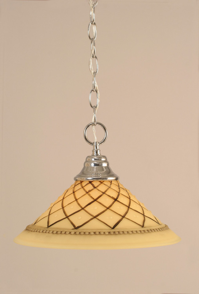 Toltec Lighting - 10-CH-7182 - One Light Pendant - Any - Chrome