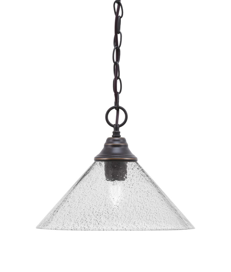 Toltec Lighting - 10-DG-2122 - One Light Pendant - Chain - Dark Granite