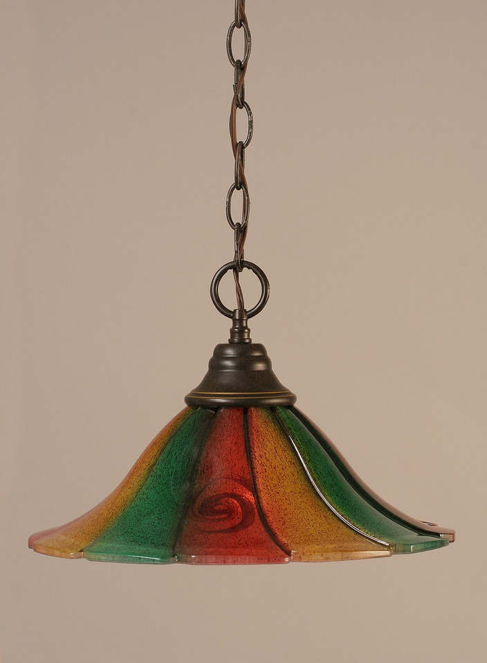 Toltec Lighting - 10-DG-764 - One Light Pendant - Any - Dark Granite