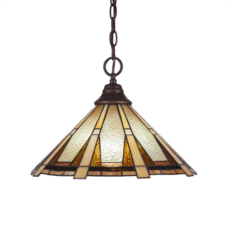 Toltec Lighting - 10-DG-934 - One Light Pendant - Any - Dark Granite